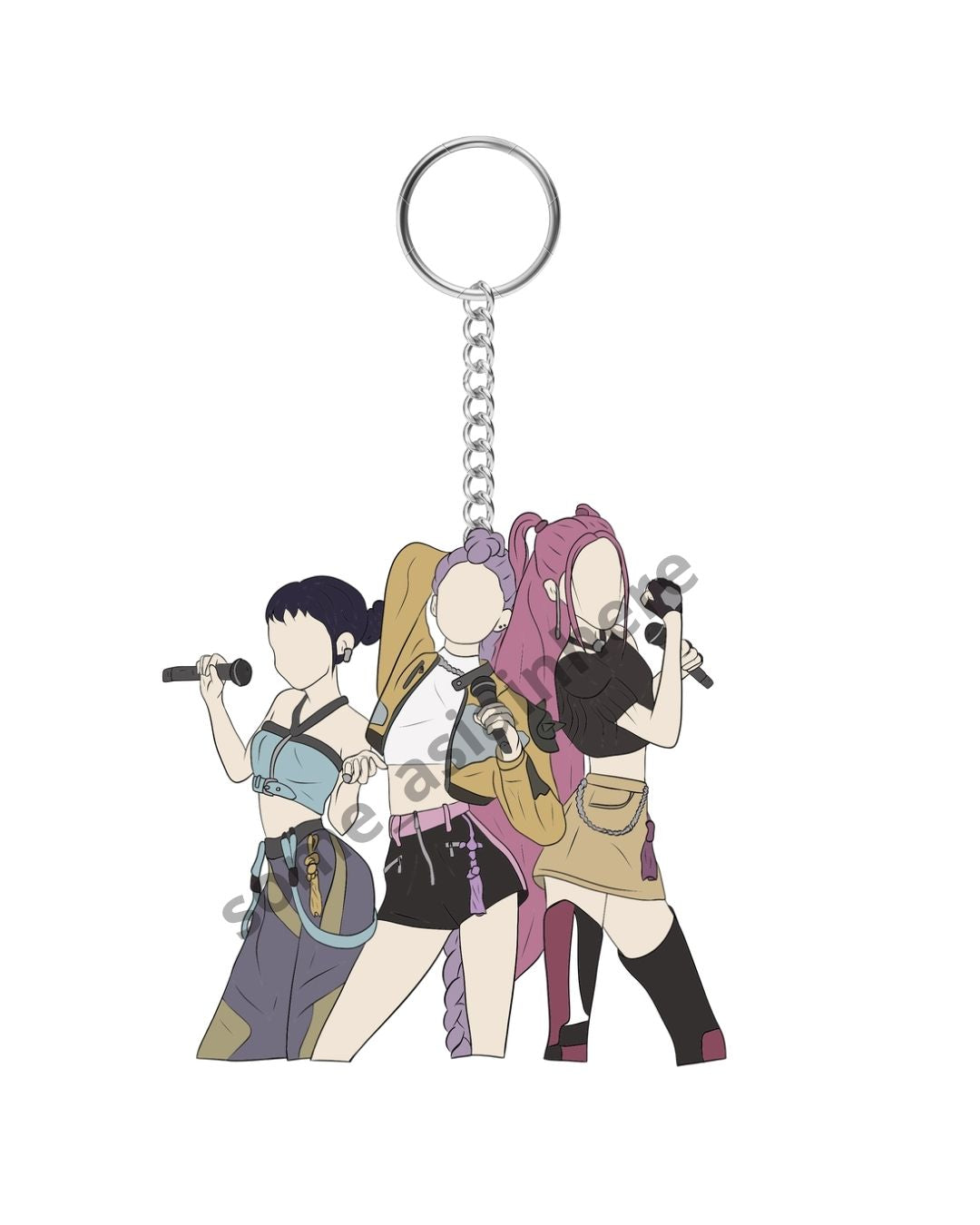 Acrylic Kpop Demon Hunters Keychain