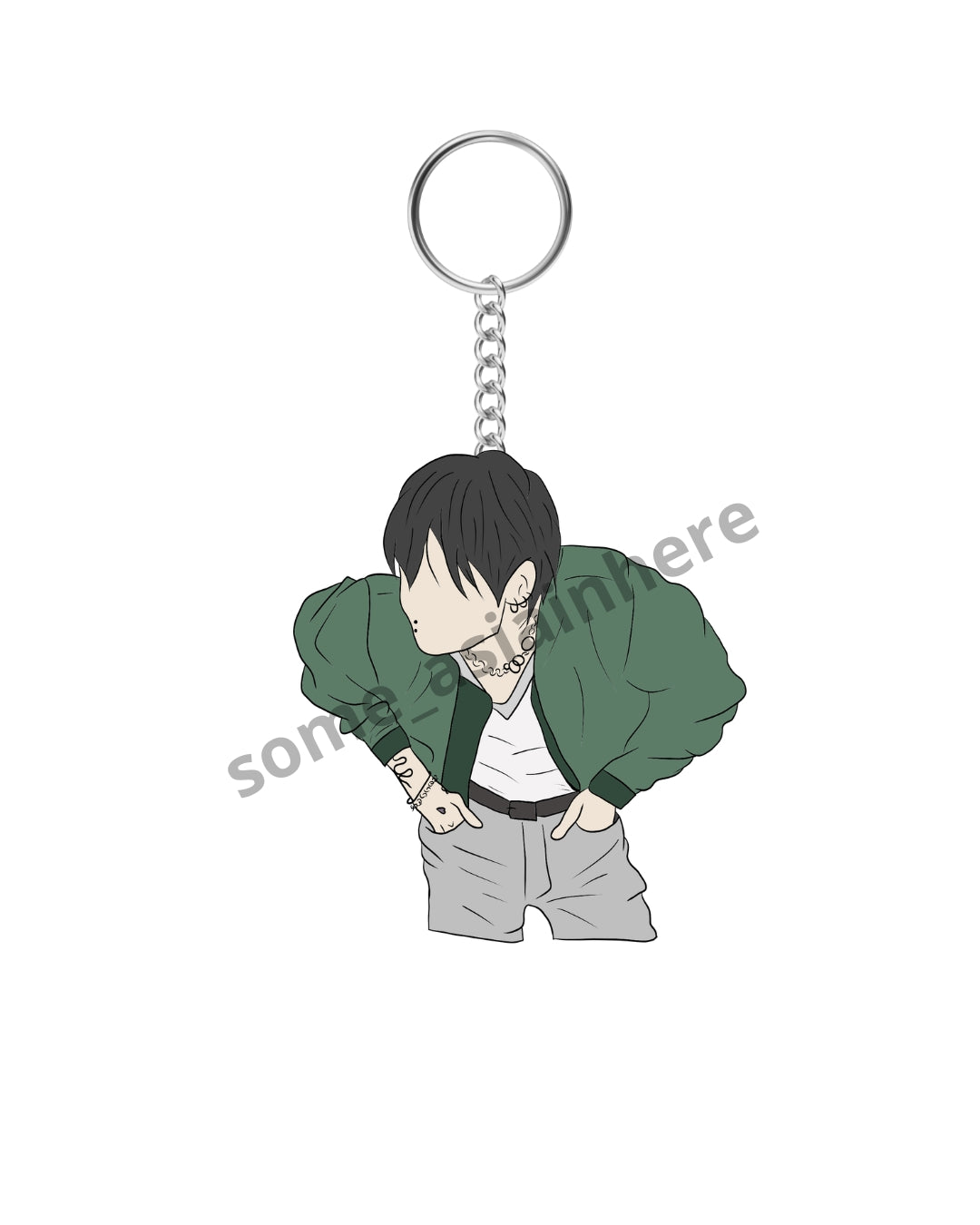 BTS acrylic keychain