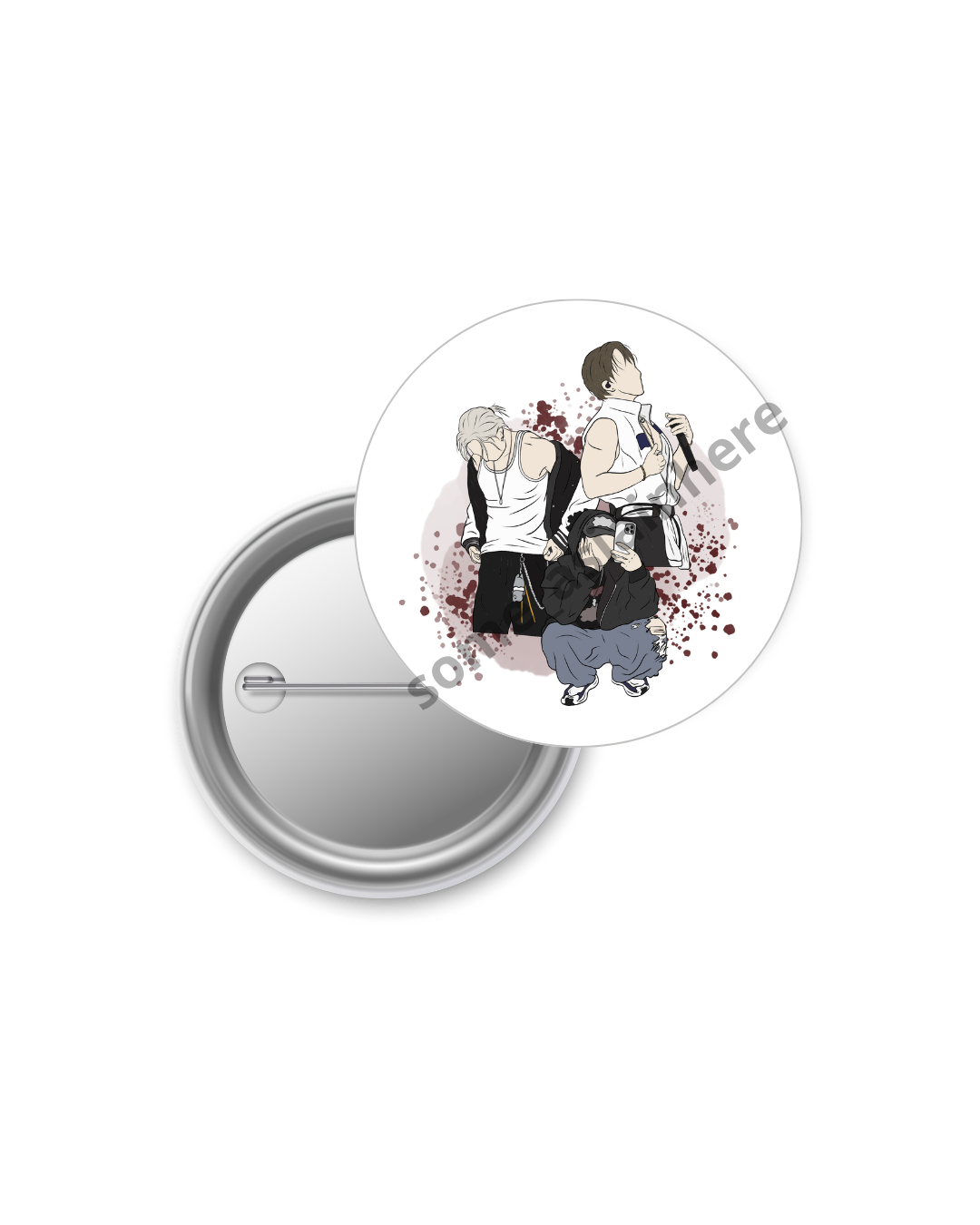 Przypinka Stray Kids 3Racha ver.
