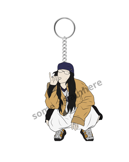 Brelok akrylowy Billie Eilish